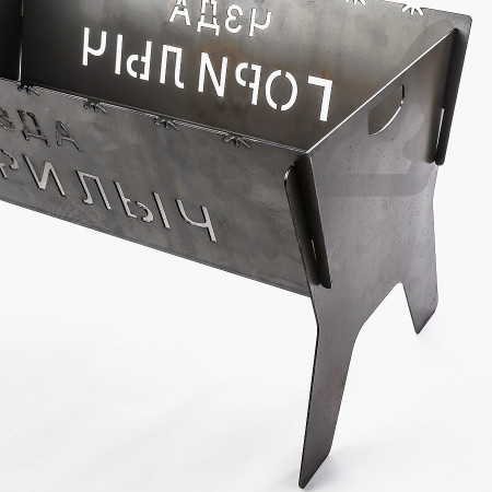 Collapsible steel brazier "Gorilych" 500*160*320 mm в Тюмени