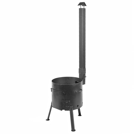 Печь диаметром 360 мм с трубой под казан 12 литров в Тюмени