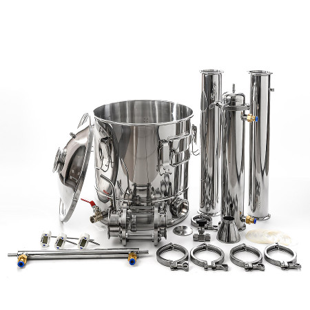Packed distillation column 30/350/t with CLAMP 3 inches в Тюмени