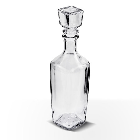 Бутылка (штоф) "Элегант" стеклянная 0,5 литра с пробкой  в Тюмени