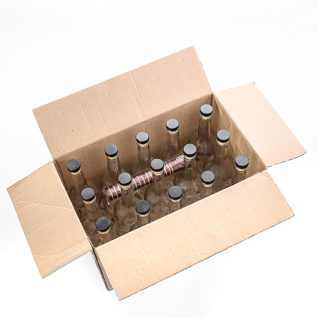 15 бутылок "Коньячная" 0,5 л с пробками Камю и колпачками в Тюмени