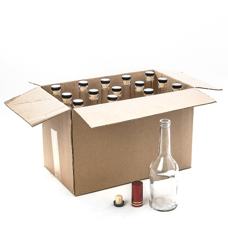15 bottles of "Cognac" 0.5 l with Camus corks and caps в Тюмени